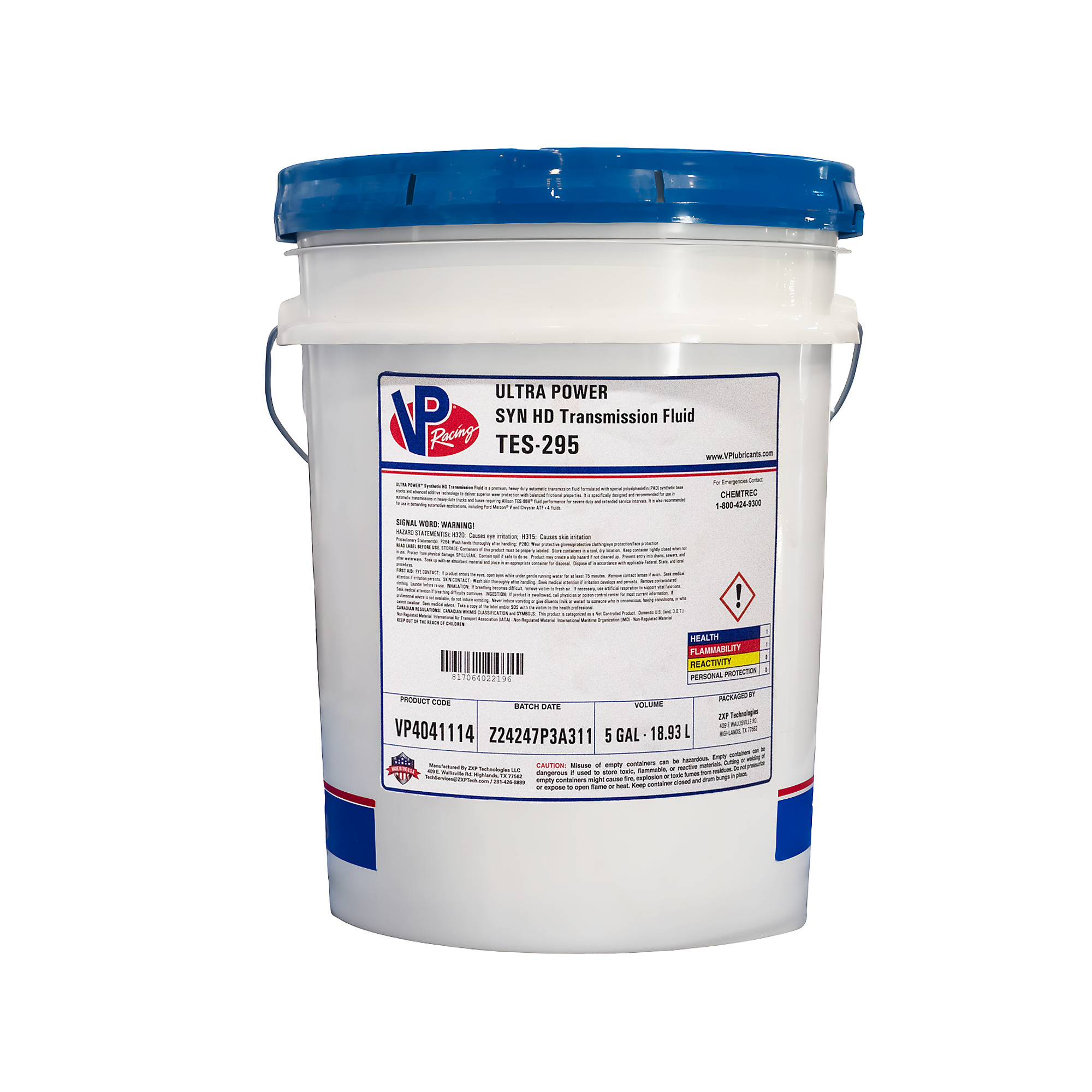 VP Racing Ultra Power Synthetic HD Transmission Fluid — TES 668 & 295, 5 Gal., Model# VP4041114